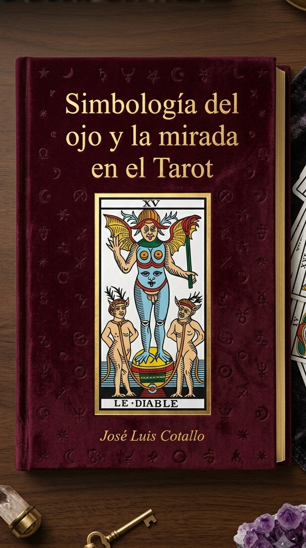 Simbología del ojo y la mirada en el Tarot "Presentación por José Luis Cotallo". 49 páginas.